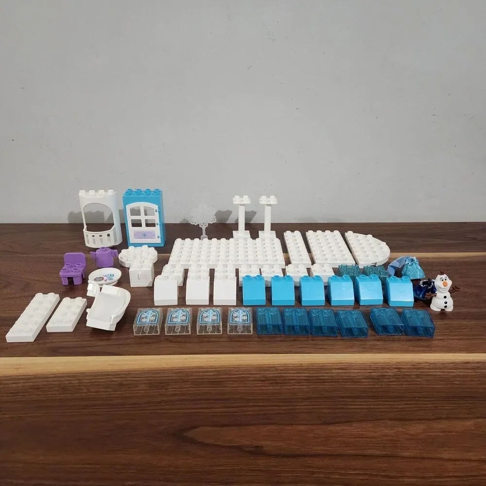 Lego Duplo 10899 Disney Frozen Ice Castle Incomplete Set 47 Pieces Olaf